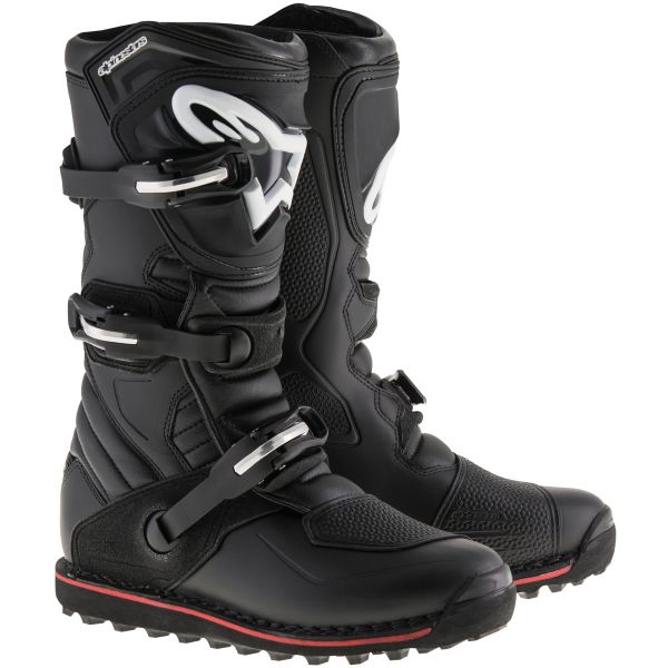 Botas Motocross Alpinestars Tech-T Negro Rojo Botas Motocross Alpinestars Tech-T Negro Rojo