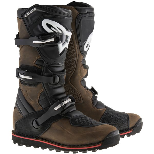 Botas Motocross Alpinestars Tech-T Marrón aceitado Botas Motocross Alpinestars Tech-T Marrón aceitado