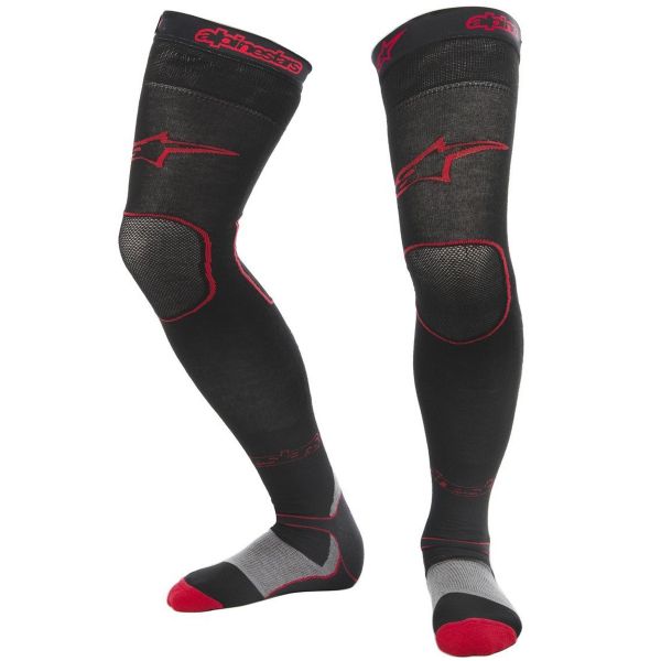 Calcetines Motocross Alpinestars Calcetines Mx Largos Negro Rojo