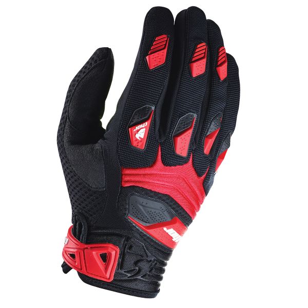 Guantes motocross Thor Deflector Black Red