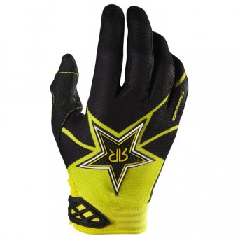 Guantes motocross FOX Dirtpaw Rockstar Black Yellow