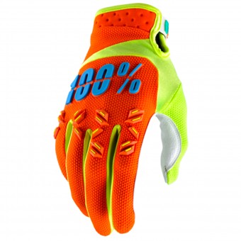 Guantes motocross 100% Airmatic Orange Nio