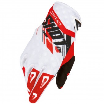 Guantes motocross SHOT Contact Genesis Red Black
