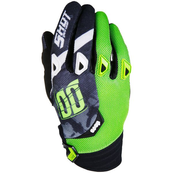 Guantes motocross SHOT Devo Squad Green Black