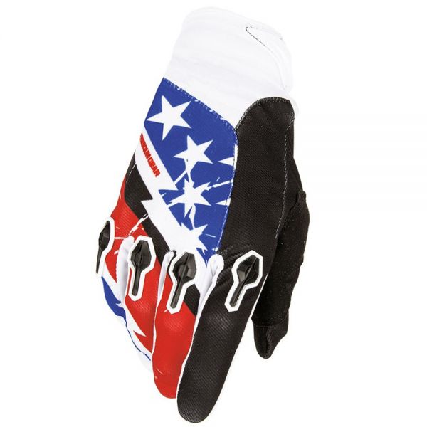 Guantes motocross Freegun Devo US Blue Red Ni�o