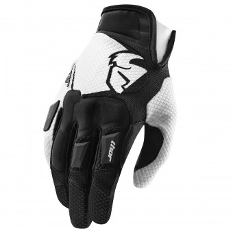 Guantes motocross Thor Flow Negro