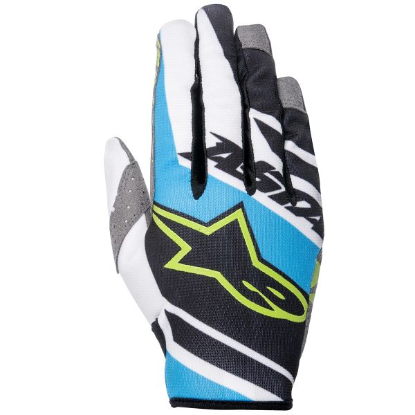 Guantes motocross Alpinestars Racer Supermatic Cyan