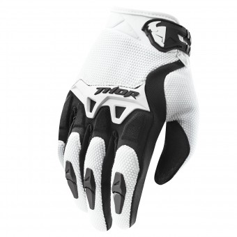 Guantes motocross Thor Spectrum Blanco Ni�o