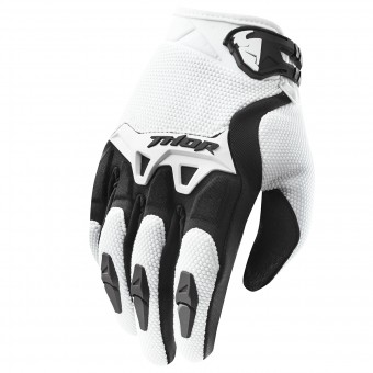 Guantes motocross Thor Spectrum Blanco