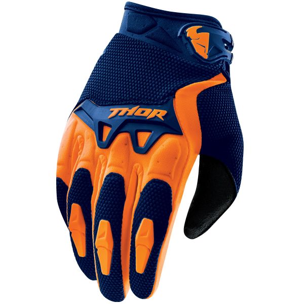 Guantes motocross Thor Spectrum Navy Orange Ni�o
