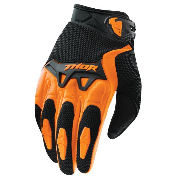 Guantes motocross Thor Spectrum Naranja Negro Ni�o