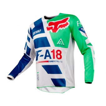Camiseta Motocross FOX 180 Sayak Green 004