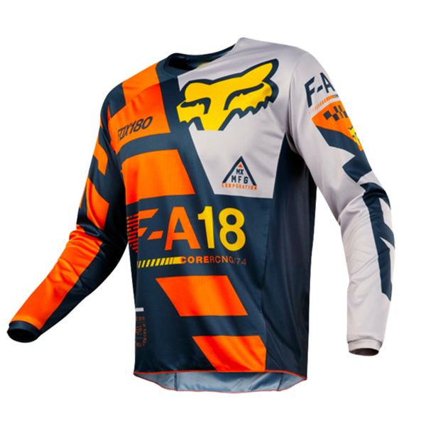 Camiseta Motocross FOX 180 Sayak Orange 008