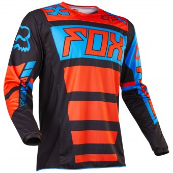 Camiseta Motocross FOX 180 Falcon Black Orange Nio 016