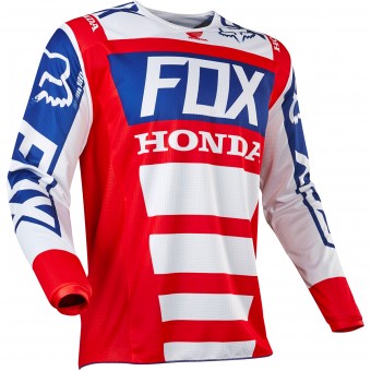 Camiseta Motocross FOX 180 Honda Red White 054