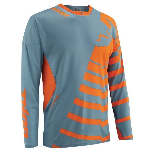 Camiseta Motocross Thor Core Orbit Steel Naranja
