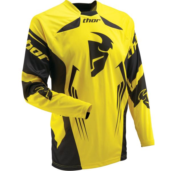 Camiseta Motocross Thor Core Solid Yellow Jersey
