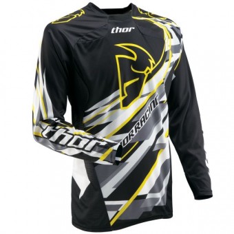 Camiseta Motocross Thor Core Sweep Black Jersey