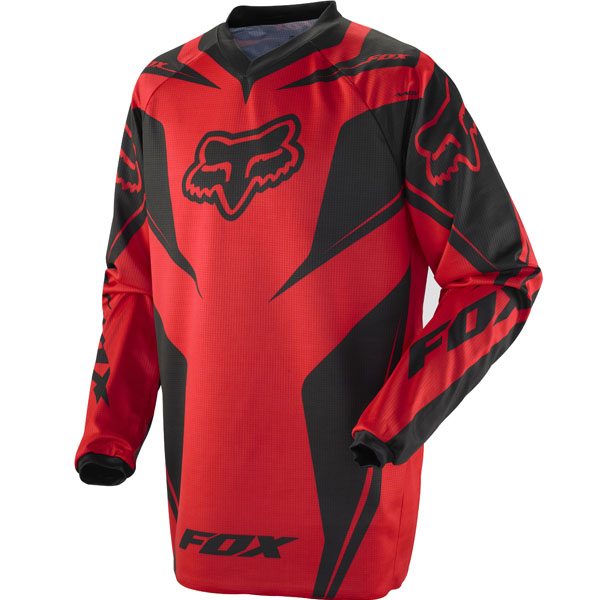 Camiseta Motocross FOX HC 180 Race Black Red