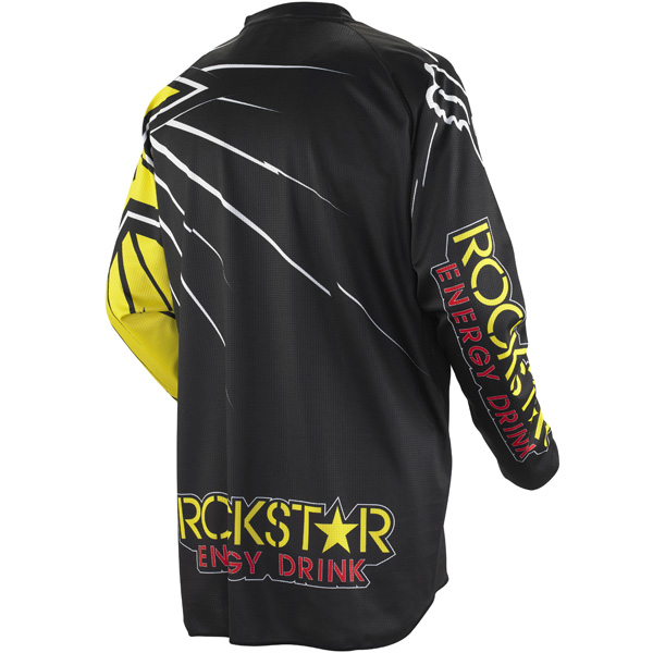 FOX HC 180 Rockstar Black Yellow Jersey