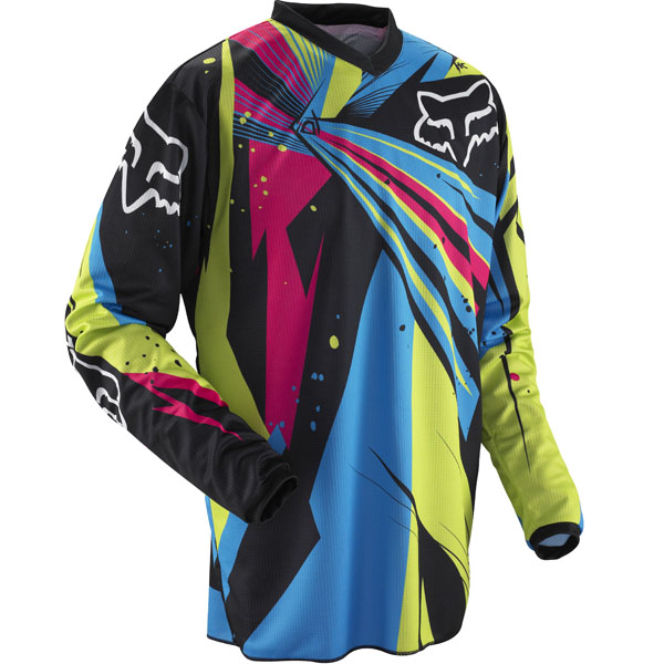 Camiseta Motocross FOX HC 180 Undertow Green Blue
