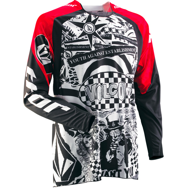Camiseta Motocross Thor Core Volcom S12 Jersey Limited Edition