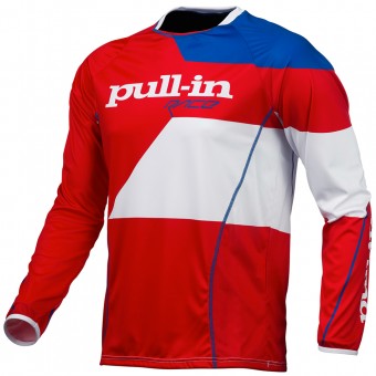 Camiseta Motocross pull-in Fighter Blue White Red