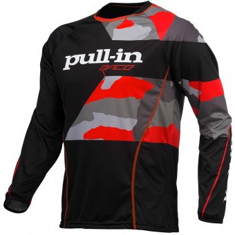Camiseta Motocross pull-in Fighter Camo Black Orange