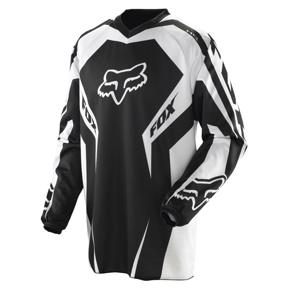 Camiseta Motocross FOX HC 180 Race Black White
