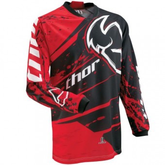 Camiseta Motocross Thor Phase Splatter Red Jersey