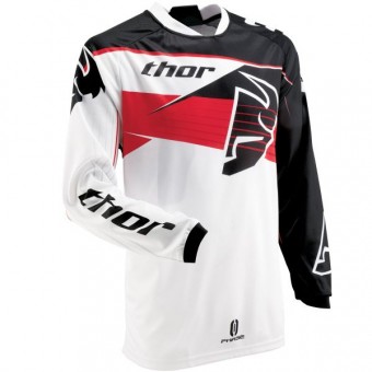 Camiseta Motocross Thor Phase Streak Red Jersey
