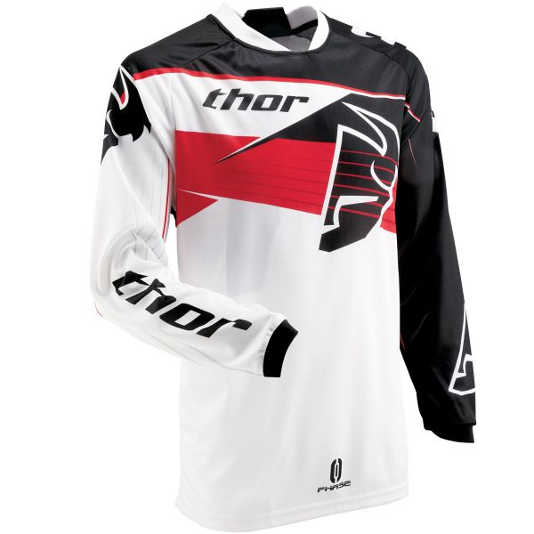 Camiseta Motocross Thor Phase Streak Red Jersey