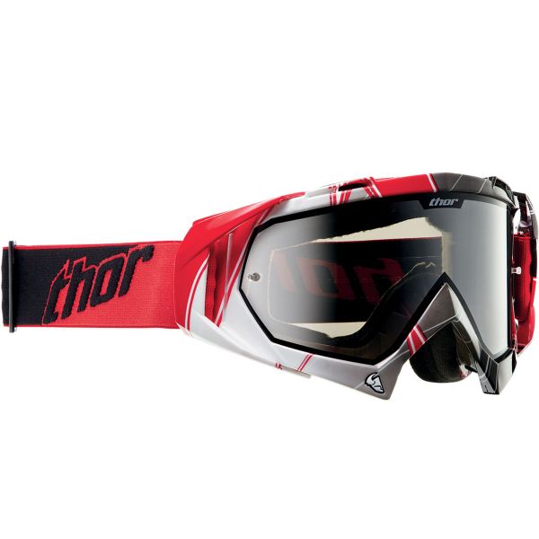 Gafas motocross Thor Hero Wrap Red White Black