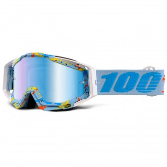 Gafas motocross 100% Racrcraft Hyperloop Mirror Blue