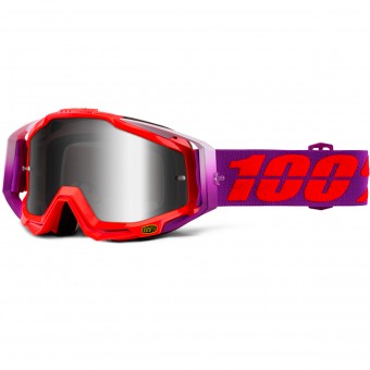 Gafas motocross 100% Racrcraft Watermelon Mirror Silver