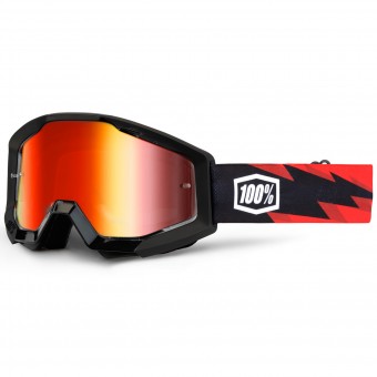 Gafas motocross 100% Strata Slash Mirror Red Lens Gafas motocross 100% Strata Slash Mirror Red Lens