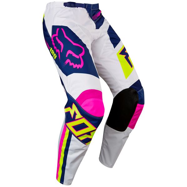 Pantal�n motocross FOX 180 Falcon Navy White Pant Ni�o 045