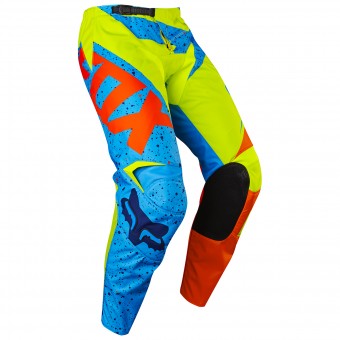 Pantaln motocross FOX 180 Nirv Yellow Blue Pant 586