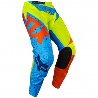 Pantaln motocross FOX 180 Nirv Yellow Blue Pant Nio 586