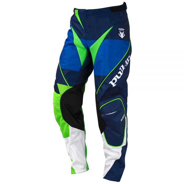 Pantal�n motocross pull-in Fighter Blue Green Pant