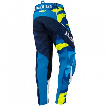 pull-in Fighter Camo Blue Neon Yellow Pant