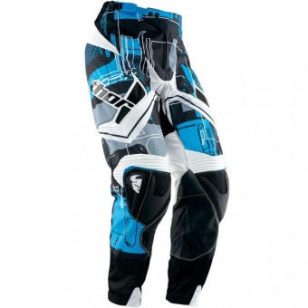 Pantalón motocross Thor Flux Circuit Cyan Pant