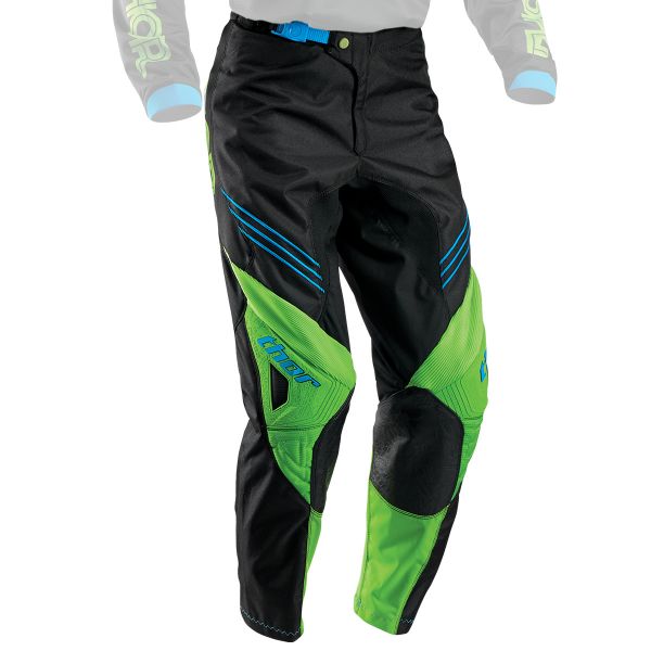 Pantaln motocross Thor Phase Hyperion Black Green Pant