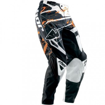Pantal�n motocross Thor Phase Splatter Naranja Pant Ni�o