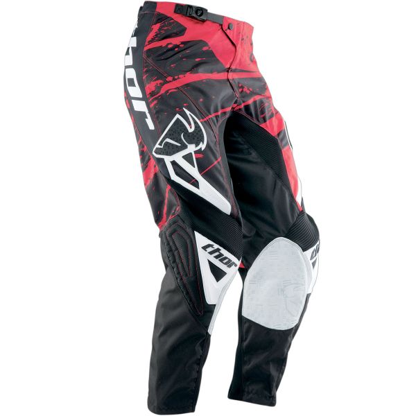 Pantal�n motocross Thor Phase Splatter Red Pant Ni�o