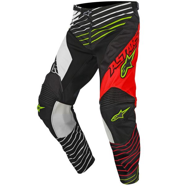 Pantal�n motocross Alpinestars Racer Braap Red White Pant Ni�o