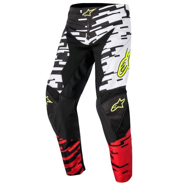 Pantal�n motocross Alpinestars Racer Braap White Red Pant Ni�o