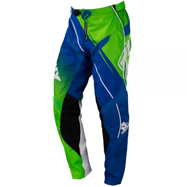 Pantaln motocross Kenny Track Neon Green Blue Pant