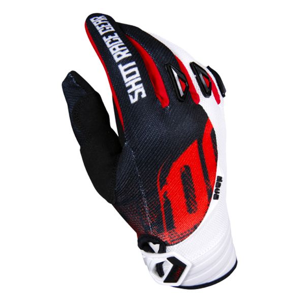 Guantes motocross SHOT Devo Venom Black Red Ni�o