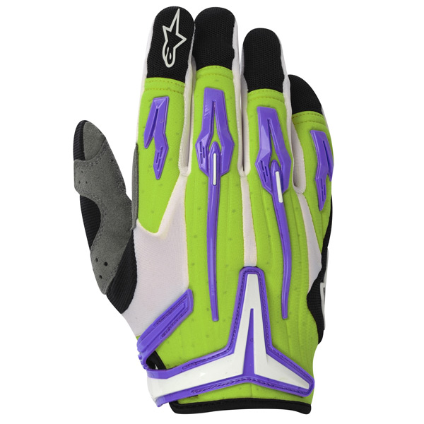 Guantes motocross Alpinestars Charger Green Violeta Black